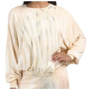 Young Fabulous & Broke Juliette Crew Top Buttercup Tie Dye SO SOFT! Oversized M